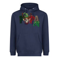 Navy papa elf skull Heavyweight Hoodie - FaDigitalArtStudio