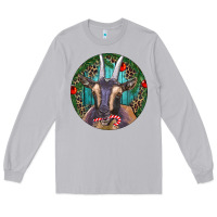 Moon Dust Dark Goat Christmas Long Sleeve Tee - RanaPortraitStore