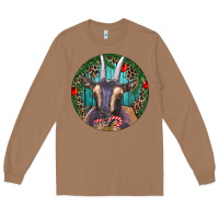 Toasted Coconut Dark Goat Christmas Long Sleeve Tee - RanaPortraitStore