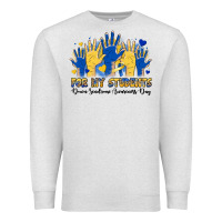Oatmeal Heather for my students down sendrome awareness day Premium Sweatshirt - Artiststas