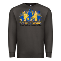 Smoke for my students down sendrome awareness day Premium Sweatshirt - Artiststas