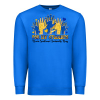True Royal for my students down sendrome awareness day Premium Sweatshirt - Artiststas
