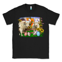 Black easter farm cows bunny ears and eggs Classic Tee - RanaPortraitStore