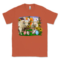Copper easter farm cows bunny ears and eggs Classic Tee - RanaPortraitStore