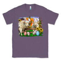 Lavender easter farm cows bunny ears and eggs Classic Tee - RanaPortraitStore