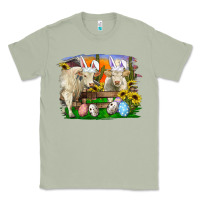 Matcha easter farm cows bunny ears and eggs Classic Tee - RanaPortraitStore