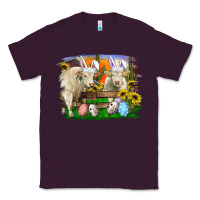 Plum easter farm cows bunny ears and eggs Classic Tee - RanaPortraitStore