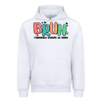 White bruh formerly known as mom Urban Hoodie - MaliasSmallBusiness