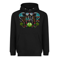 Black summer mom Heavyweight Hoodie - CowhideDigitalArt