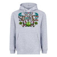 Heather Grey summer mom Heavyweight Hoodie - CowhideDigitalArt