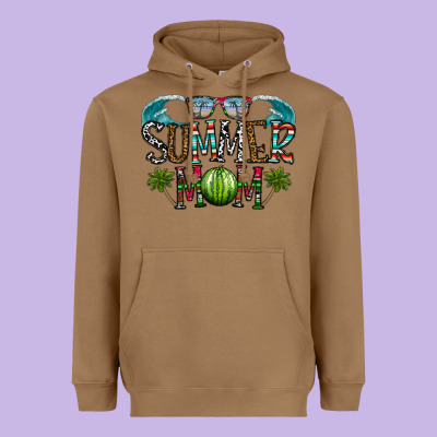 Summer Mom Heavyweight Hoodie Designed By Cowhidedigitalart