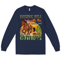 Raising Hell With The Hippies And The Cowboys Long Sleeve Tee | Teevron