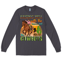 Smoke raising hell with the hippies and the cowboys Long Sleeve Tee - texasbilliewilder