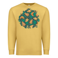 Antique Gold christmas gingerbread cookies patch Premium Sweatshirt - BundleAndBundleShop