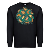 Black christmas gingerbread cookies patch Premium Sweatshirt - BundleAndBundleShop