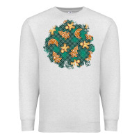 Oatmeal Heather christmas gingerbread cookies patch Premium Sweatshirt - BundleAndBundleShop