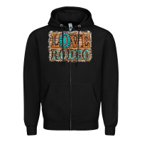 Black love rodeo gemstone Zipper Hoodie - RanaPortraitStore