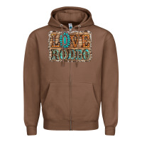 Chestnut love rodeo gemstone Zipper Hoodie - RanaPortraitStore