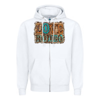 White love rodeo gemstone Zipper Hoodie - RanaPortraitStore