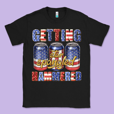 Classic Tee getting star spangled hammared