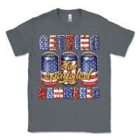 Charcoal Heather getting star spangled hammared Classic Tee - texasbilliewilder