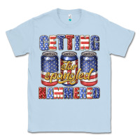 Dusty Blue getting star spangled hammared Classic Tee - texasbilliewilder