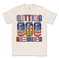 Natural getting star spangled hammared Classic Tee - texasbilliewilder