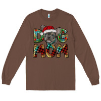 Chestnut Christmas French Bulldog Mom Long Sleeve Tee - RanaPortraitStore