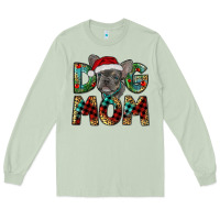 Matcha Christmas French Bulldog Mom Long Sleeve Tee - RanaPortraitStore