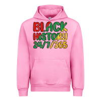 Fuchsia Pink black history Urban Hoodie - MaliasSmallBusiness