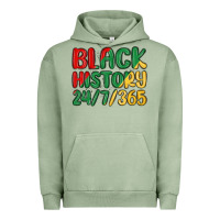 Pigment Oil Green black history Urban Hoodie - MaliasSmallBusiness
