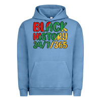 Pigment Pebble Blue black history Urban Hoodie - MaliasSmallBusiness