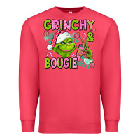 Cardinal christmas characters and bougie Premium Sweatshirt - AdoDesignShop