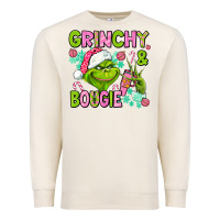 Sandshell christmas characters and bougie Premium Sweatshirt - AdoDesignShop