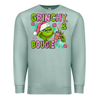 Seafoam christmas characters and bougie Premium Sweatshirt - AdoDesignShop
