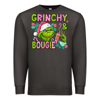 Smoke christmas characters and bougie Premium Sweatshirt - AdoDesignShop