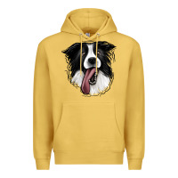 Antique Gold Border Collie Premium Hoodie - Jasminsmagicworld