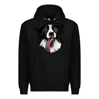 Black Border Collie Premium Hoodie - Jasminsmagicworld