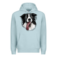 Blue Mist Border Collie Premium Hoodie - Jasminsmagicworld