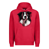 Cardinal Border Collie Premium Hoodie - Jasminsmagicworld