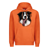 Carrot Border Collie Premium Hoodie - Jasminsmagicworld