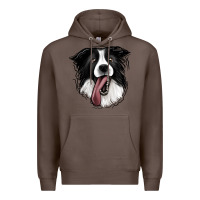 Coffee Border Collie Premium Hoodie - Jasminsmagicworld