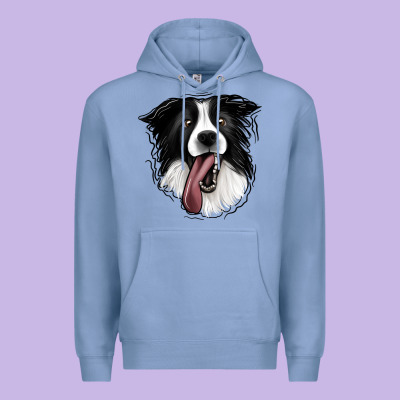 Border Collie Premium Hoodie Designed By Jasminsmagicworld