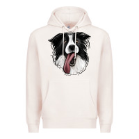 Pale Pink Border Collie Premium Hoodie - Jasminsmagicworld
