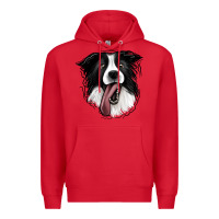 Red Border Collie Premium Hoodie - Jasminsmagicworld
