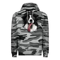 Slate Camo Border Collie Premium Hoodie - Jasminsmagicworld