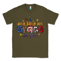 Army Green god shed his grace on thee Classic Tee - texasbilliewilder