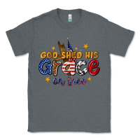 Charcoal Heather god shed his grace on thee Classic Tee - texasbilliewilder
