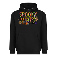 Black spooky vibes Heavyweight Hoodie - RacoonDesign