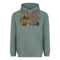 Sage spooky vibes Heavyweight Hoodie - RacoonDesign